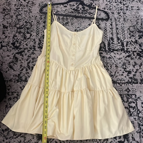Tazga NWT Sunday Funday Pastel Yellow Spring/Summer Mini Dress - Picture 17 of 17